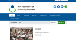Desktop Screenshot of ifut.ie
